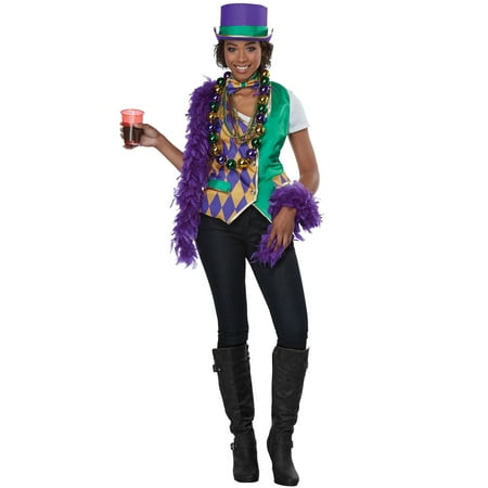 Mardi Gras Woman Adult Costume Kit (Best Mardi Gras Costumes)