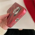 thumbnail image 6 of Cute Panda Bird Lotus Bamboo Folds Red Soft Phone Case Compatible with iPhone Case (Red,iPhone 11), 6 of 6