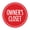 Red, variant on Signs ByLITA Circle Owner's Closet Sign (Red) - Small