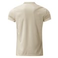 thumbnail image 5 of Summer Men's Sports Short Sleeve Golf Youth Men's Zipper Casual Top XL, 5 of 5