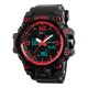 thumbnail image 1 of Reloj de deportivo cronógrafo con de retroiluminación LED prueba de agua para hombre, hora dual rojo Sunnimix reloj digital para hombre, 1 of 8