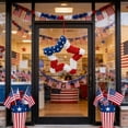 thumbnail image 7 of USA Independence Day Rose Wreath Door Hanging, Patriotic Foam Wreath for 4th of July Home Decor, 7 of 7