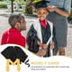 thumbnail image 4 of BRIGHTFUFU 1 Juego de vestido de temporada de graduación, gorro con borlas, faja de graduación, traje de graduación 2024 para niños, talla 27, 4 of 7