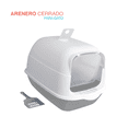 thumbnail image 1 of Arenero para Gato Cerrado Puerta Abatible Pala Ventilacion, 1 of 6