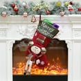 thumbnail image 5 of Vikakiooze 2023 Candy Bag Christmas Gifts Tree Ornament Stocking Santa Claus Snowman Sock Decor, 5 of 5