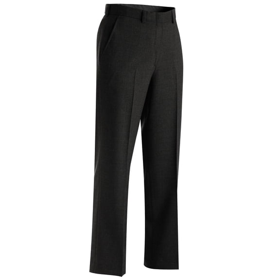 Ed Garments Women's Flat Front Classic Dress Pant, CHARCOAL, 16 UL