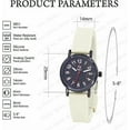 thumbnail image 5 of Blekon Original Petite Nurse Adult Female Watch- Scrub Colors -Small Easy Read Dial, Water Resistant, 5 of 7