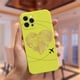 thumbnail image 1 of Funda de silicona de viaje con mapa del mundo de aviones populares de lujo para iPhone 11 12 13 14 Pro Max 13Mini 13ProMax Cute Candy Matte Soft Cover Deng Xun unisex, 1 of 2