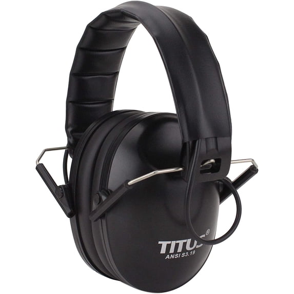 TITUS Low-Profile High Decibel NRR Safety Earmuffs