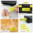 thumbnail image 5 of NineLeaf 5 Pack Compatible for Brother P-Touch TZe TZ Label Maker Tape TZe-661 TZ-661 36mm 1.4 in Laminated Black on Yellow Label Tape, 5 of 7