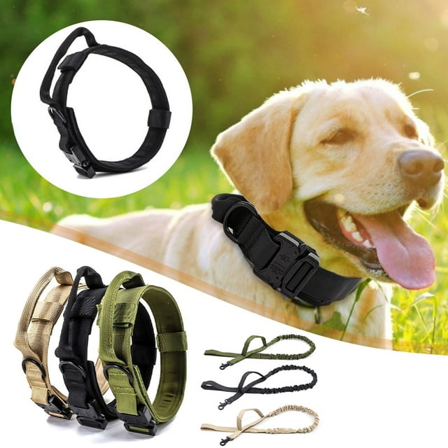 CAROOTU Dog Collar Medium and Large Dog Collar Walking Training Durable Dog Collar