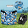 thumbnail image 6 of Haosy Fantastic Shells on Sea Golf Mallet Putter Cover Strong Magnetic Leather Golf Club Headcover Closure, 6 of 7