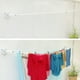 thumbnail image 2 of Tendedero Plegable de Pared Metálico Interno o Externo con 4 líneas Resistentes Que soporta 45Kg de Ropa - Color Blanco, 2 of 7