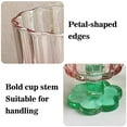 thumbnail image 3 of Novelty Vintage Petal Ripple Water Glass Wide Ribbed Design Crystal Glass Highball Wine Glass For Parties Bars And Home Use, 3 of 3