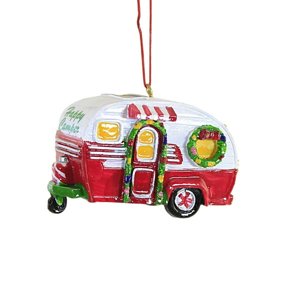 Kurt Adler 3" Resin Happy Camper RV Ornament
