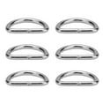 thumbnail image 3 of Sewing Metal Rings,100Pcs D Rings Iron Metal D Rings Metal Buckle Compact and Lightweight, 3 of 14