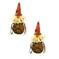 thumbnail image 1 of Oleegame 2PC Christmas Drawstring Bag 3D Design Fabric Gift Bags For Favors And Decorations Super Cute Snowman, 1 of 9