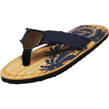 

NORTY Boys Flip Flops Male Child Sandals Indigo Rope - Runs 1 Size Small