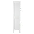 thumbnail image 6 of SamyoHome Tall Bathroom Floor Cabinet, Freestanding Narrow Beside Toilet Storage Adjustable Shelves, White, 6 of 16