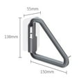 thumbnail image 6 of Shoreew Clothing Rack Holder Wall-Mounted Space Saving Clothes Hanger Organizer Laundry Dryer Room Garment Hanger Storage Rack Dorm Accessories, 6 of 7