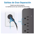 thumbnail image 2 of Multicontactos Electricos Usb Premium Regleta 8+3+1accesorio, 2 of 5
