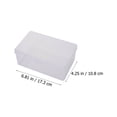 thumbnail image 2 of RUNROTOO 4Pcs Cotton Pads Holder Plastic Organizing for Makeup Table Women, 2 of 8