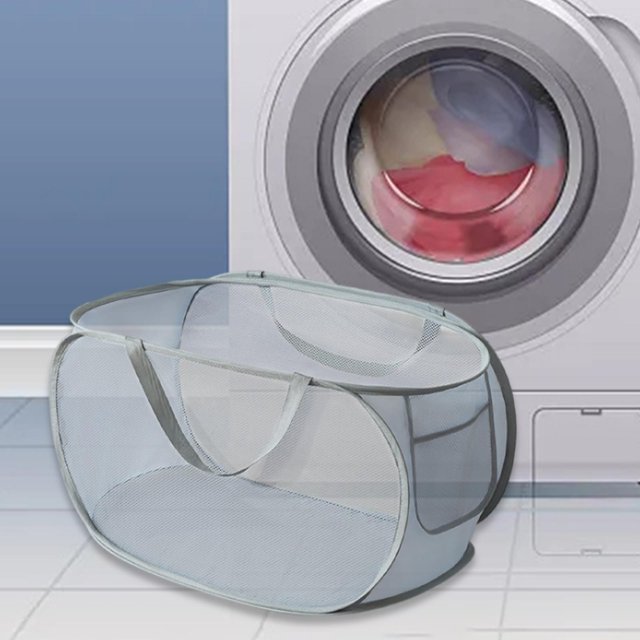 Cesto de ropa sucia Cesta liviana para lavar Marco duradero transpirable Cesta de ropa sucia Cesta de ropa sucia plegable para el hogar, montañismo horizontales perfecl Cesto de la ropa