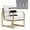 French Gold-White, variant on Elle Decor Mirabelle Outdoor Accent Chair, Gold