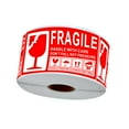 thumbnail image 3 of Lipstore Fragile Stickers Fragile Labels Packing Labels Handle with Care Stickers for Transportation Mailing Office Luggage Shipping E, 3 of 8