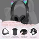 thumbnail image 5 of Diadema Audifonos Orejas De Gato Bluetooths 5.1 Led Ninos, 5 of 8