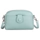 thumbnail image 1 of Bolso bandolera pequeño de piel para mujer (azul), 1 of 7