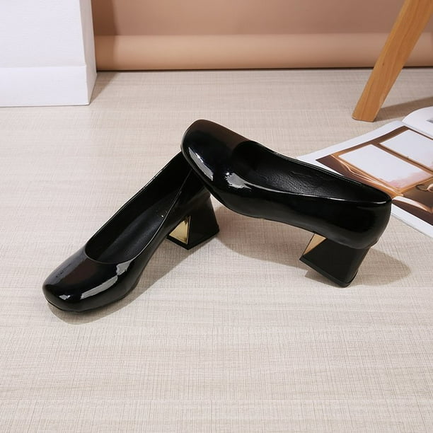 Nouvelle mode chaussures pour femmes bout carr talons hauts