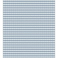 thumbnail image 3 of Geometric Duvet Cover Set, Diamond Line Pattern with Vertical Lines Squares Modern Symmetric, Decorative 3 Piece Bedding Set with 2 Pillow Shams, Queen Size, Slate Blue White Blue, by Ambesonne, 3 of 3