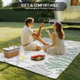 thumbnail image 4 of Sage Green Coastal Outdoor Rug 5x7 Ft - Reversible Patio Rug Outdoor Camping Rugs, Summer Lobster Coral Nautical Washable Indoor Outdoor Area Rugs, Non-Slip Outdoor Carpet Runner for Deck/Porch, 4 of 8