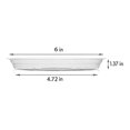 thumbnail image 4 of relayinert 5 Pack Plant Saucer Clear Plastic Round Tray Planter for Indoors & Outdoors Transparent 6 Inch 1Set, 4 of 5