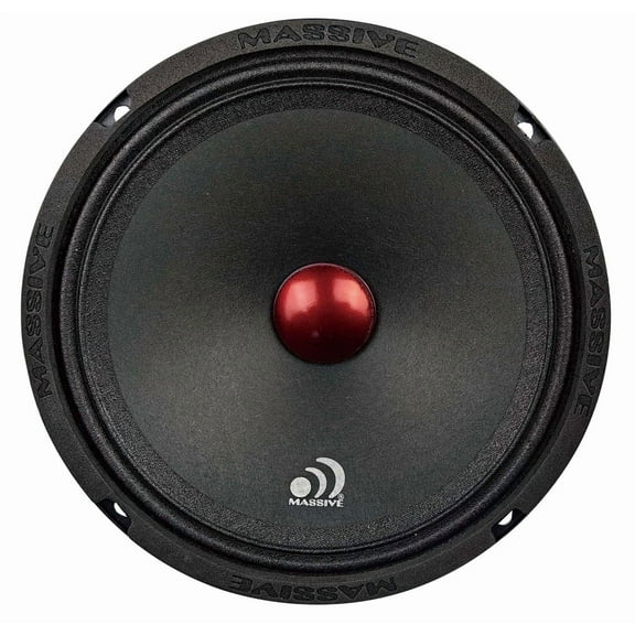 Massive Audio MM6 6.5" MM Series Midrange 4-ohm Car Speaker 240W Peak (Sold Individually)