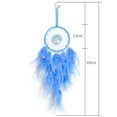 thumbnail image 1 of Atrapasueños de plumas de cristal, árbol de la vida de piedras preciosas de colores, artesanía para colgar en la pared, decoraciones navideñas para el hogar, 1 of 4
