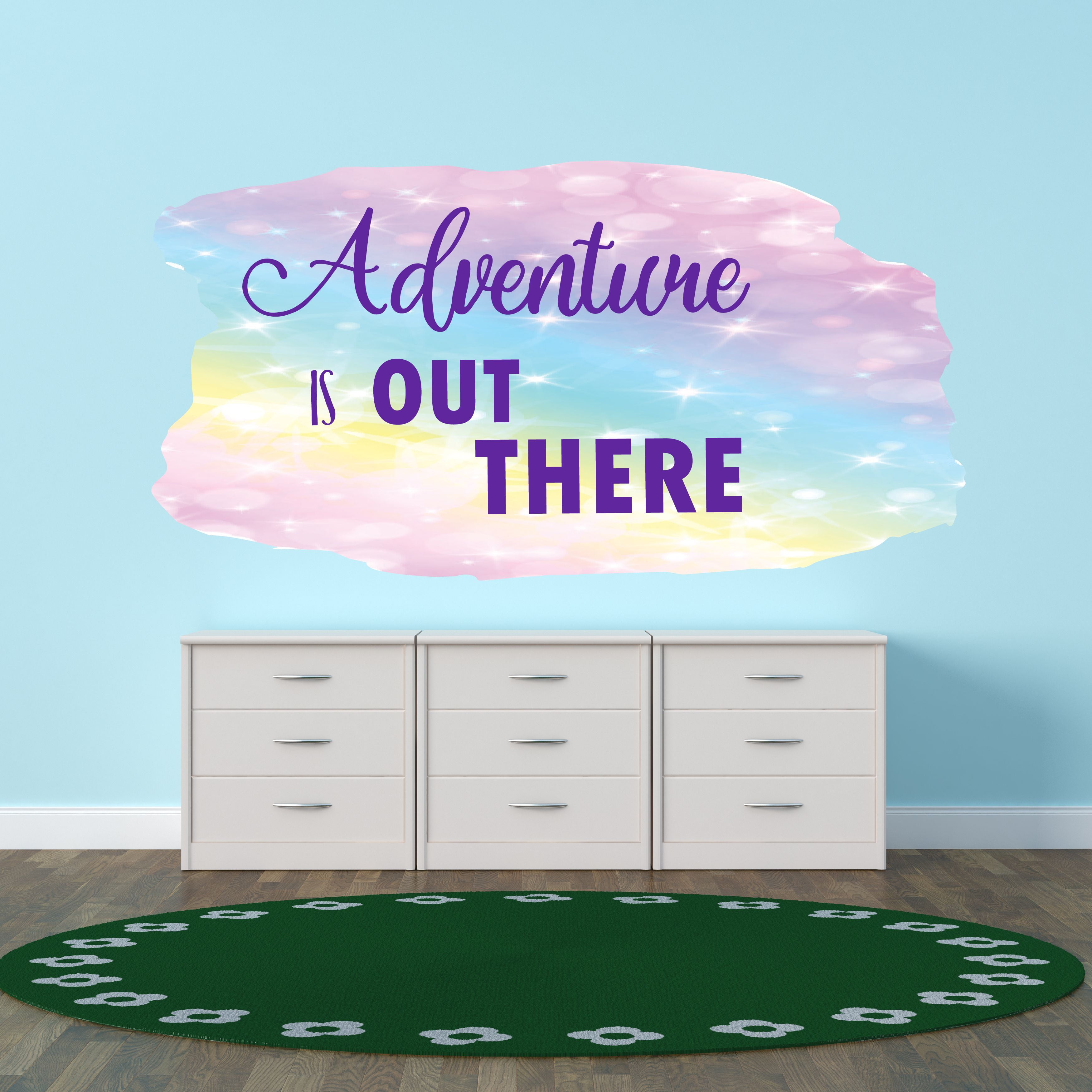 Quotes & Sayings Wall Decals for Children Bedroom Adventure is Out