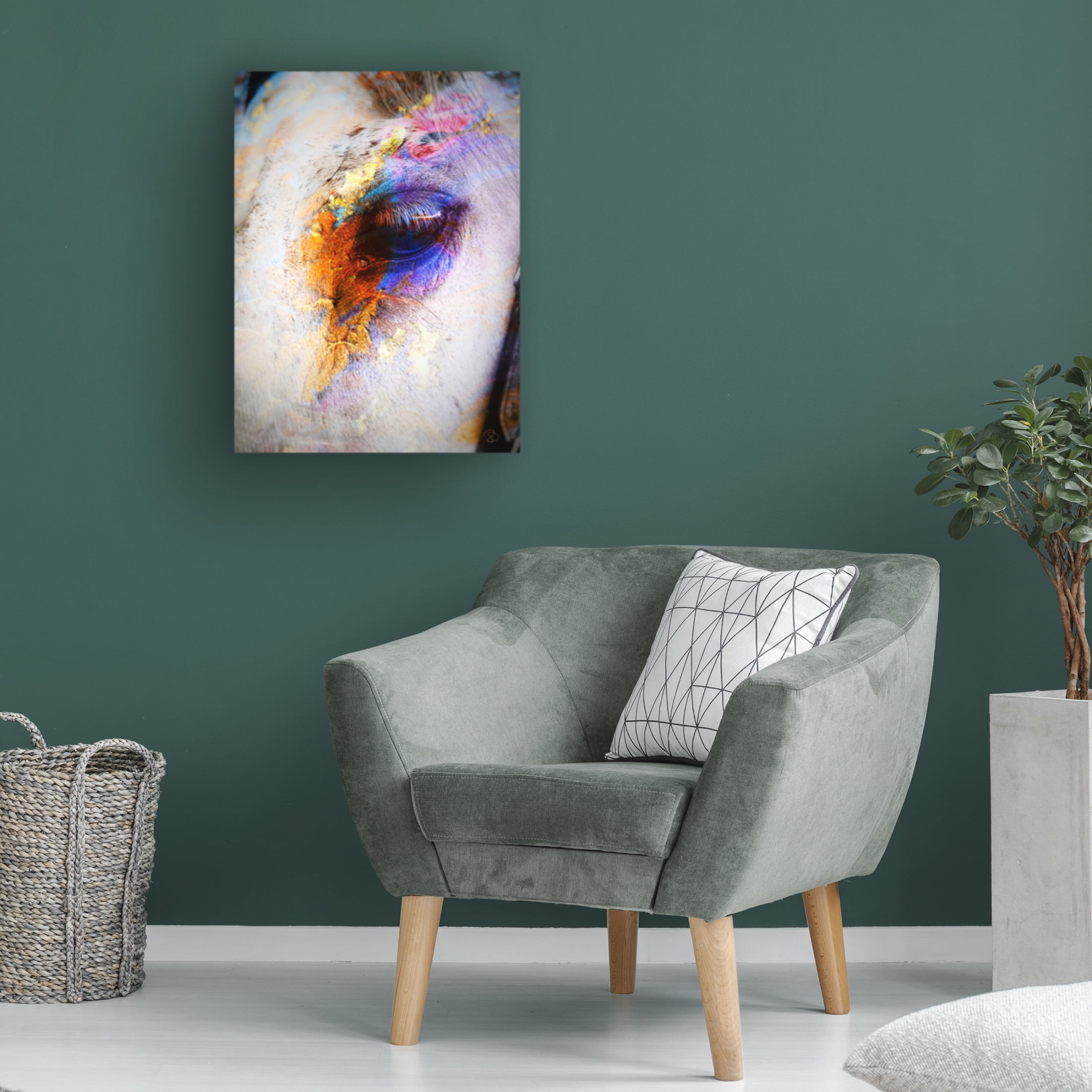 Trademark Fine Art Ruth Day Painted Horse Canvas Wall Art