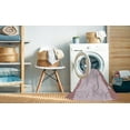 thumbnail image 2 of Ahgly Company Machine Washable Indoor Square Transitional Blush Pink Area Rugs, 6' Square, 2 of 7