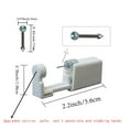 thumbnail image 2 of Upgraded Nose Piercing Gun - 2 Pack Self Nose Piercing Kit Unit Safety Disposable Nose Piercing Gun with Nose Stud Piercing Kit Tool for Cartilage Piercing Gun Piercing Jewelry (Blue), 2 of 7