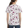 thumbnail image 2 of Boys Girls Hello Kitty Shirt Graphic T-Shirt Crewneck Short Sleeve 3d Colorful Tops Tees, 2 of 6