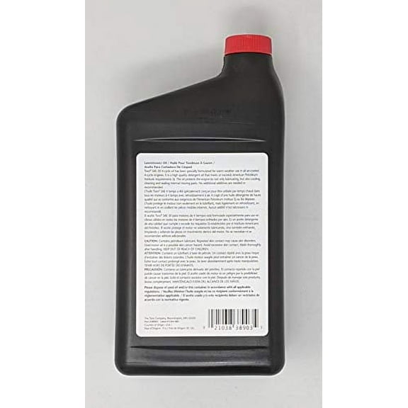 Toro 38903 SAE 30 4-Cycle Engine Oil - 32oz bottle