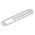 thumbnail image 3 of Straight Ruler 13cm Metric Bookmark Clip Ruler, Grey, 3 of 6