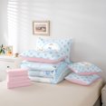 thumbnail image 6 of Manfei Cartoon Coquette Bowknot 7-Piece Twin Bedding,Lovely Wildlife Goose Bedding Comforter Set,Pink Reversible, 6 of 7