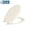 Biscuit, variant on Proflo Round Closed Front Plastic Toilet Seat with Cover in Biscuit