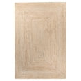 thumbnail image 2 of Superior Braided Jute Handwoven Indoor Outdoor Area Rug, 4' x 6', Ivory, 2 of 8