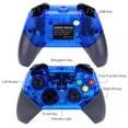 thumbnail image 2 of Wireless Controller For Nintendo Switch, Wireless Gamepad Controller With Double Motor Axis Gyro Compatible For Nintendo Switch (Blue), 2 of 7