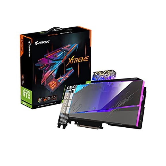 Open Box GIGABYTE AORUS GEFORCE RTX 3080 XTREME WATERFORCE GRAPHICS CARD - BLACK