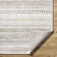 thumbnail image 3 of Hauteloom Akande Living Room, Bedroom Area Rug - Bohemian, Transitional - High Pile - Light Silver, Ash, Silver Gray - 5'3" x 7', 3 of 6